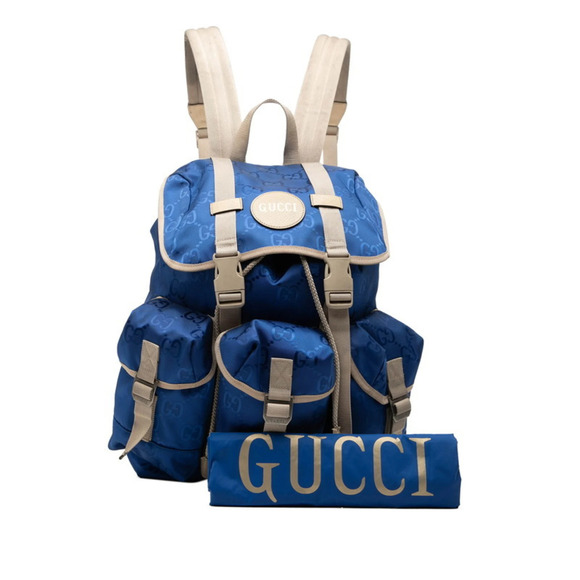 GUCCI Authentic Cream Leather Backpack